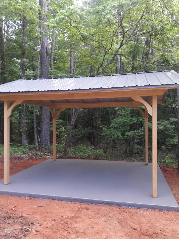 12 x 15 Pavilion in a Box with a Concrete Floor