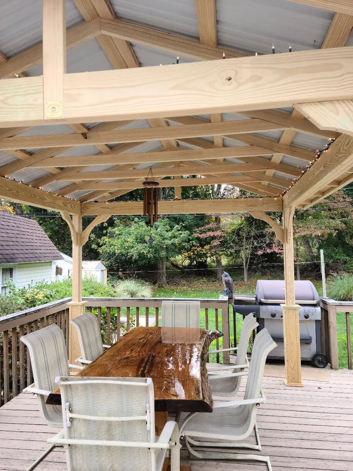 12 x 15 Pavilion in a Box with Dining Table